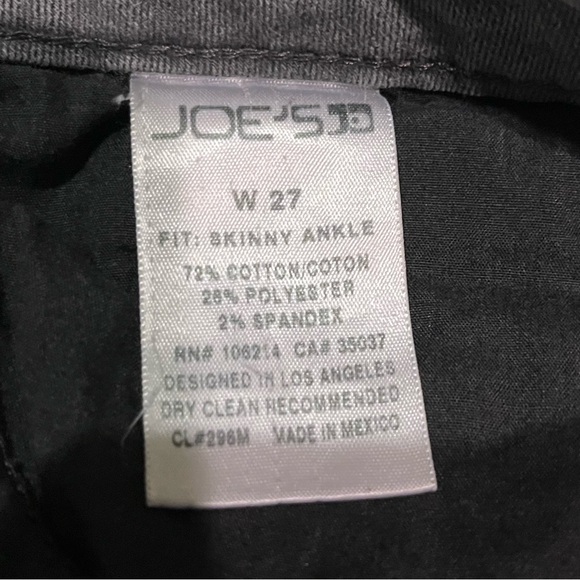 Joe’s Jeans Bessie Skinny Ankle Gray Jeans, Size 27 - Picture 14 of 15